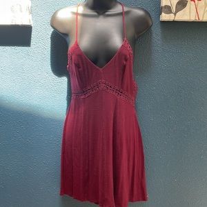 Intimately Free People red strappy mini dress